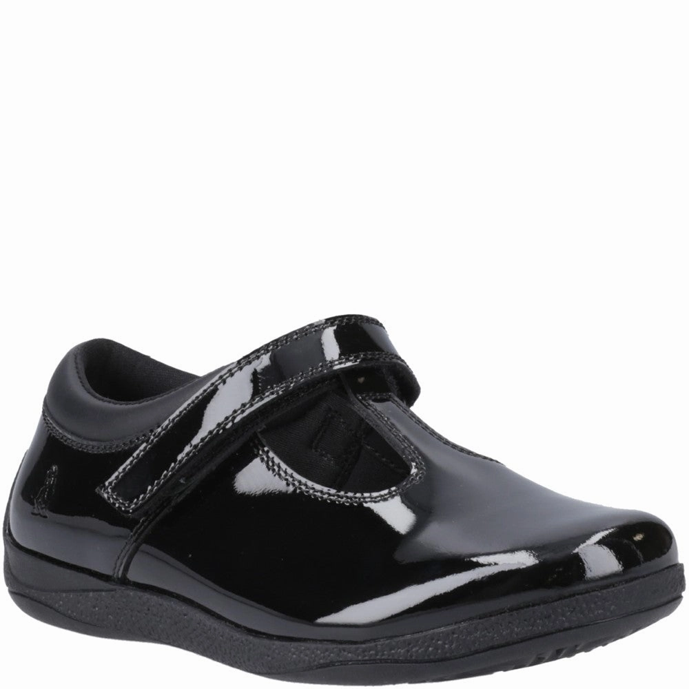 Hush Puppies Caitlin T-Bar Patent Senior School Shoes Kids Tennis Shoes,Toddler Athletic Shoes,Youth Casual Shoes