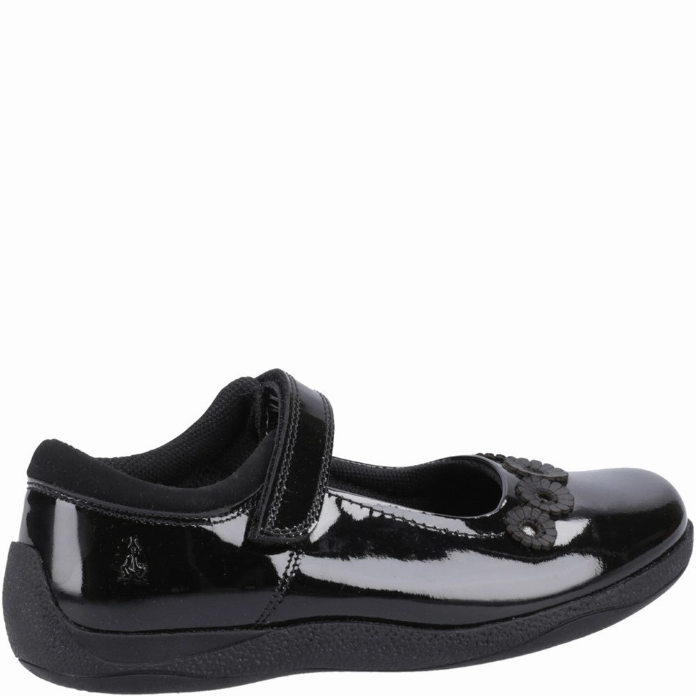 Hush Puppies Christina Patent Senior School Shoes Girls Sneakers Girls Running Shoes