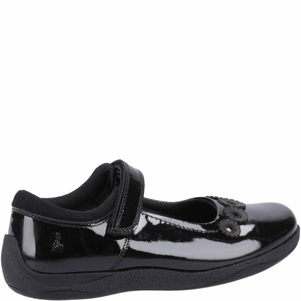 Hush Puppies Christina Patent Senior School Shoes Girls Sneakers Girls Running Shoes