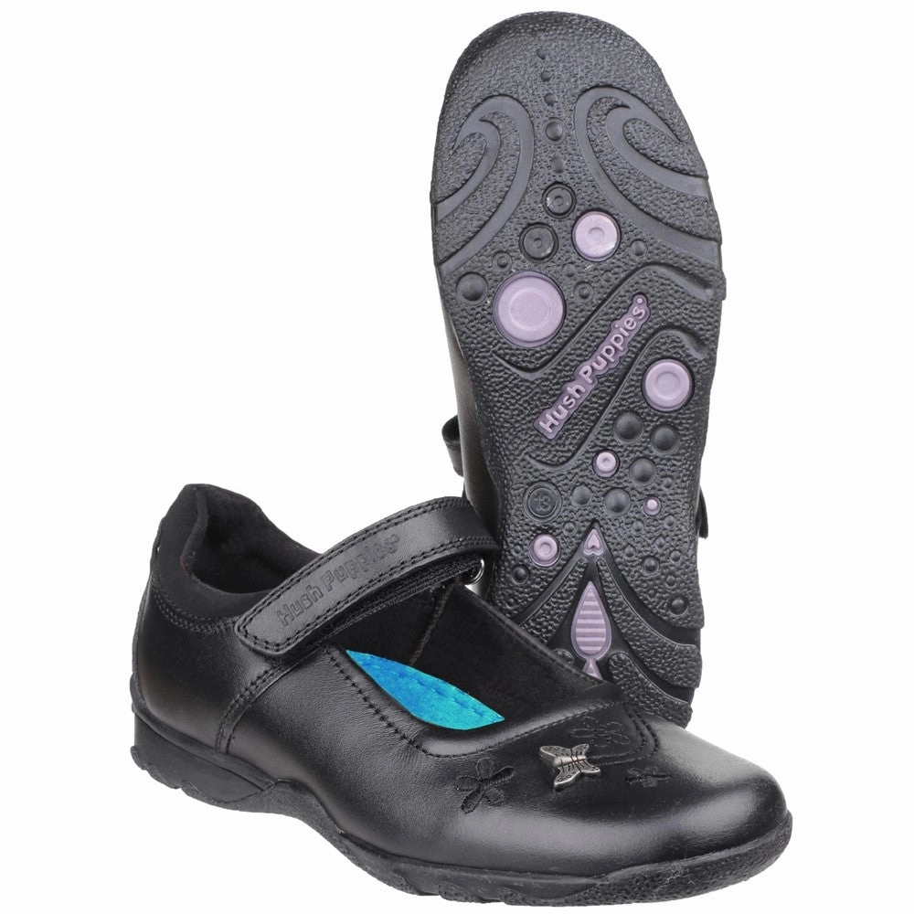 Hush Puppies Clare Junior School Shoes Girls Sneakers Girls Running Shoes