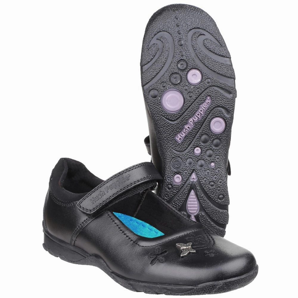 Hush Puppies Clare Junior School Shoes Girls Sneakers Girls Running Shoes
