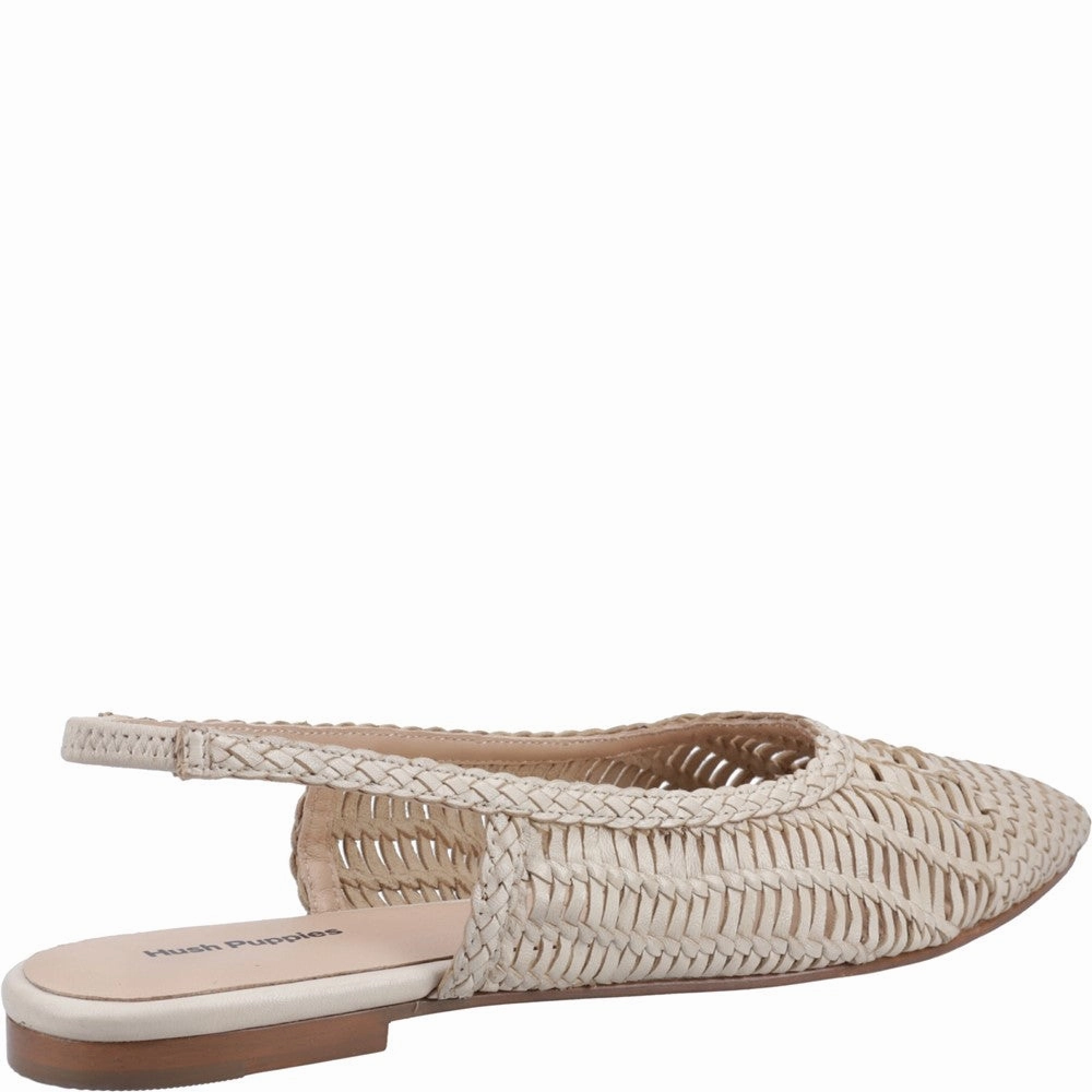 Hush Puppies Dalia Woven Slingback Ballerinas Women's Sneakers Casual Walking Shoes