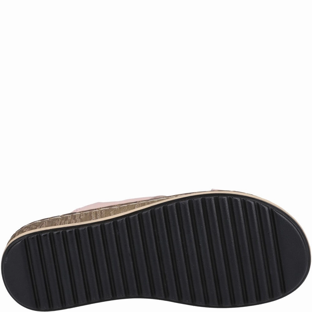 Hush Puppies Elena Cross Over Wedge Sandal Women's Sneakers Casual Walking Shoes