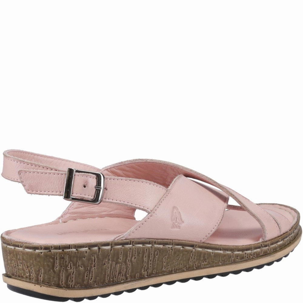 Hush Puppies Elena Cross Over Wedge Sandal Women's Sneakers Casual Walking Shoes