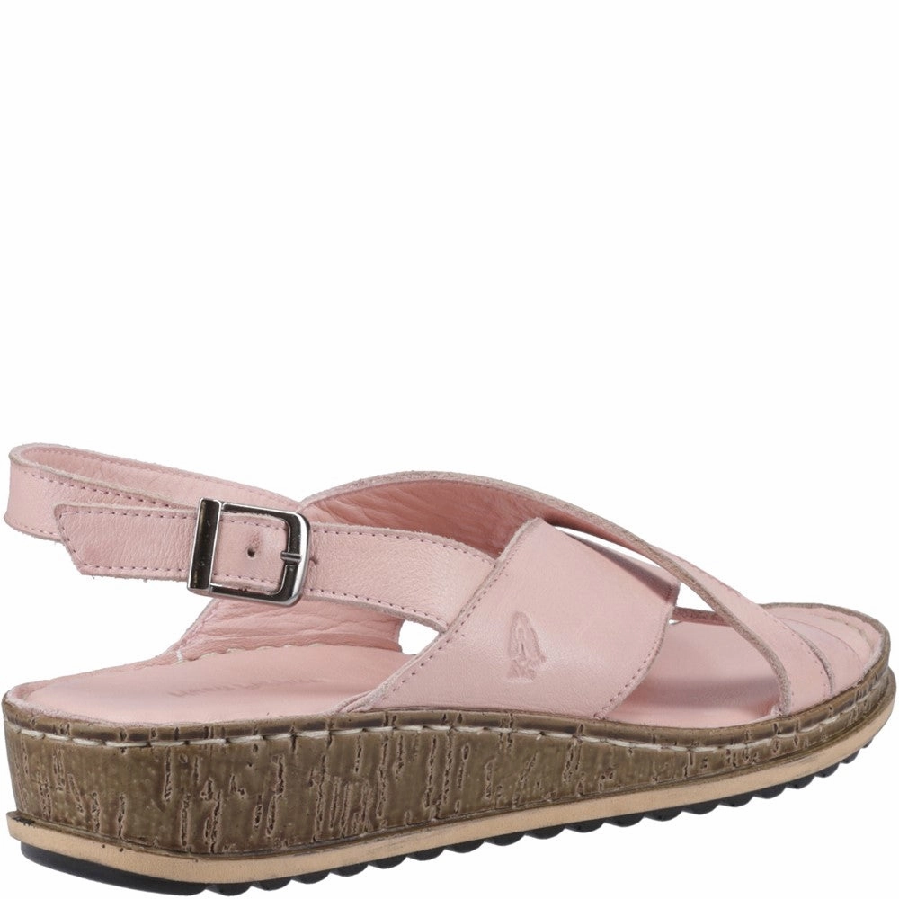 Hush Puppies Elena Cross Over Wedge Sandal Women's Sneakers Casual Walking Shoes