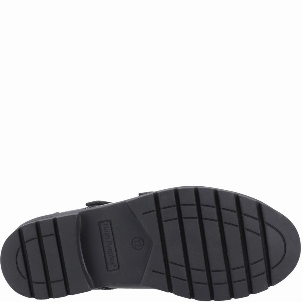 Hush Puppies Ella Patent Senior School Shoes Girls Sneakers Girls Running Shoes