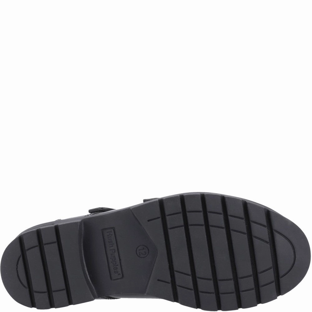 Hush Puppies Ella Patent Senior School Shoes Girls Sneakers Girls Running Shoes