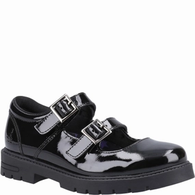Hush Puppies Ella Patent Senior School Shoes Kids Tennis Shoes,Toddler Athletic Shoes,Youth Casual Shoes