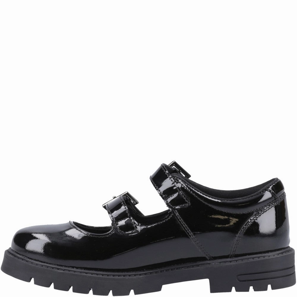 Hush Puppies Ella Patent Senior School Shoes Girls Sneakers Girls Running Shoes