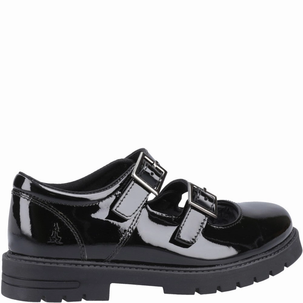 Hush Puppies Ella Patent Senior School Shoes Girls Sneakers Girls Running Shoes