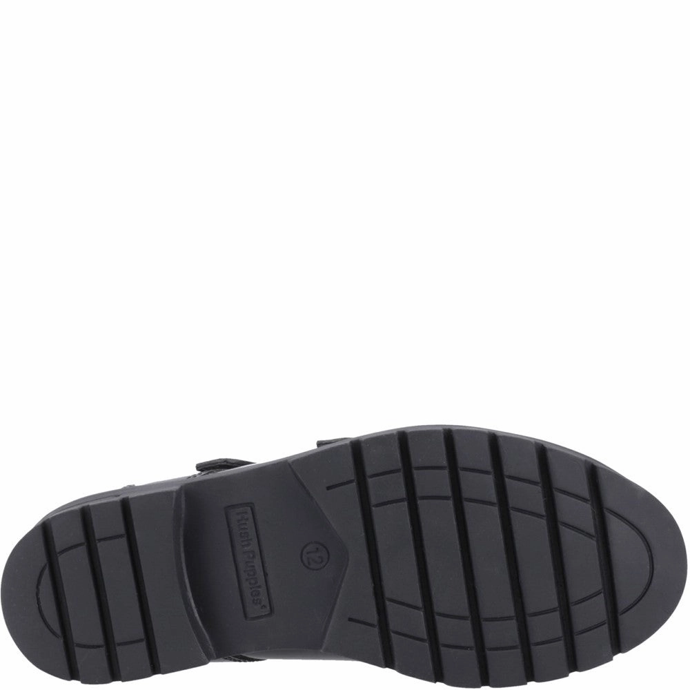 Hush Puppies Ella Patent Senior School Shoes Girls Sneakers Girls Running Shoes