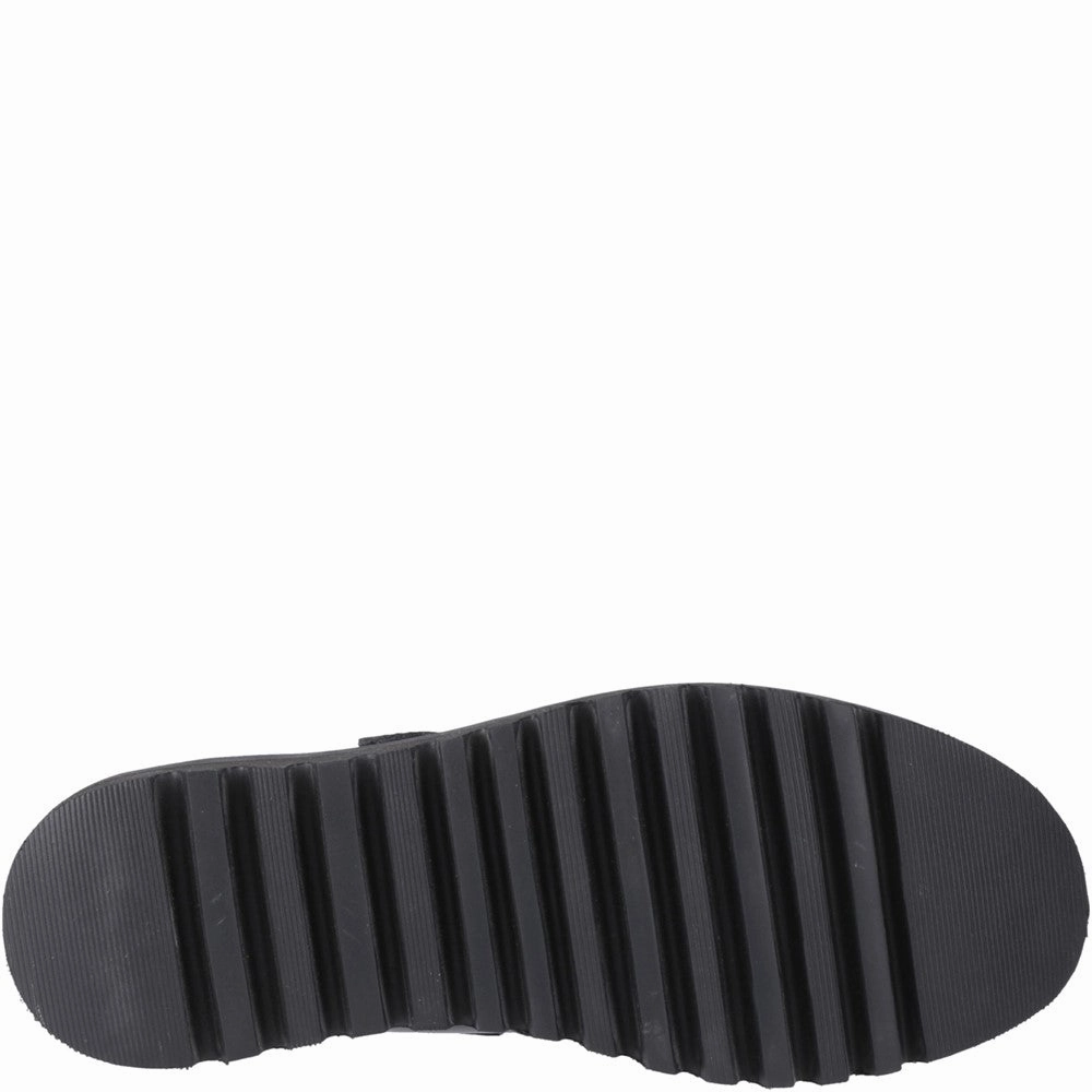 Hush Puppies Florrie T-Bar Patent Senior School Shoes Girls Sneakers Girls Running Shoes