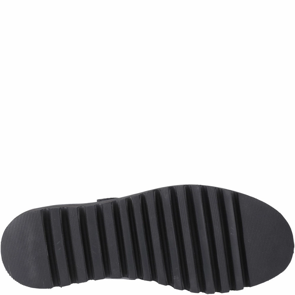 Hush Puppies Florrie T-Bar Patent Senior School Shoes Girls Sneakers Girls Running Shoes