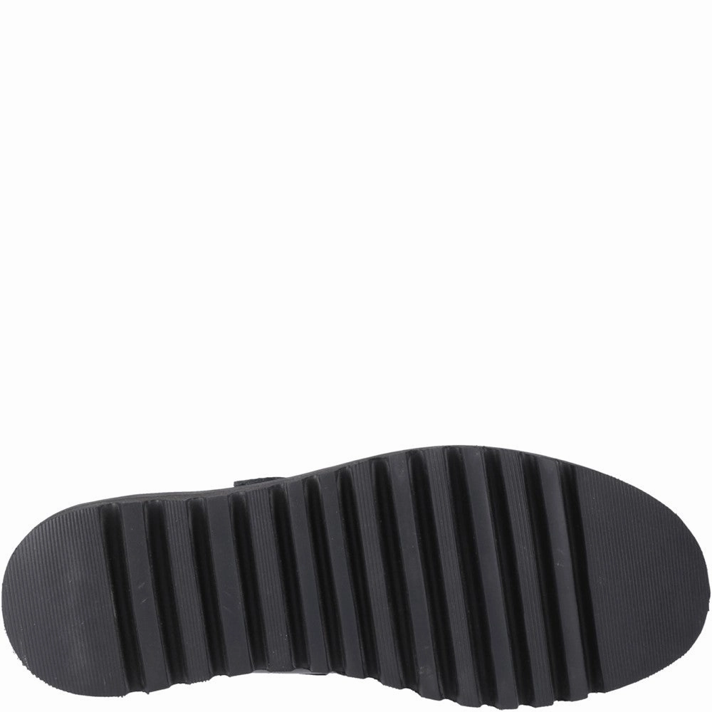 Hush Puppies Florrie T-Bar Patent XL Senior School Shoes Girls Sneakers Girls Running Shoes