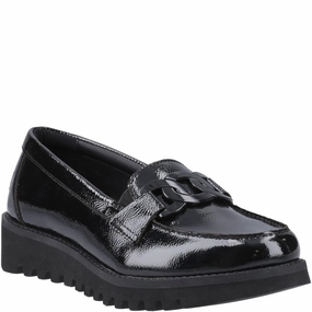 Hush Puppies Francis Loafer Patent Senior School Shoes Kids Tennis Shoes,Toddler Athletic Shoes,Youth Casual Shoes
