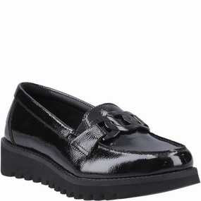 Hush Puppies Francis Loafer Patent XL Senior School Shoes Kids Tennis Shoes,Toddler Athletic Shoes,Youth Casual Shoes