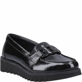 Hush Puppies Francis Loafer Patent XL Senior School Shoes Kids Tennis Shoes,Toddler Athletic Shoes,Youth Casual Shoes