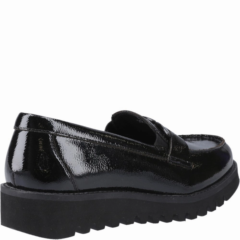 Hush Puppies Francis Loafer Patent XL Senior School Shoes Girls Sneakers Girls Running Shoes