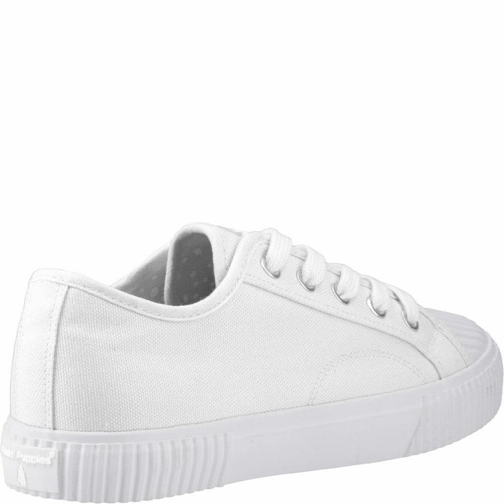 Hush Puppies Freya Canvas Trainer Women's Sneakers Casual Walking Shoes