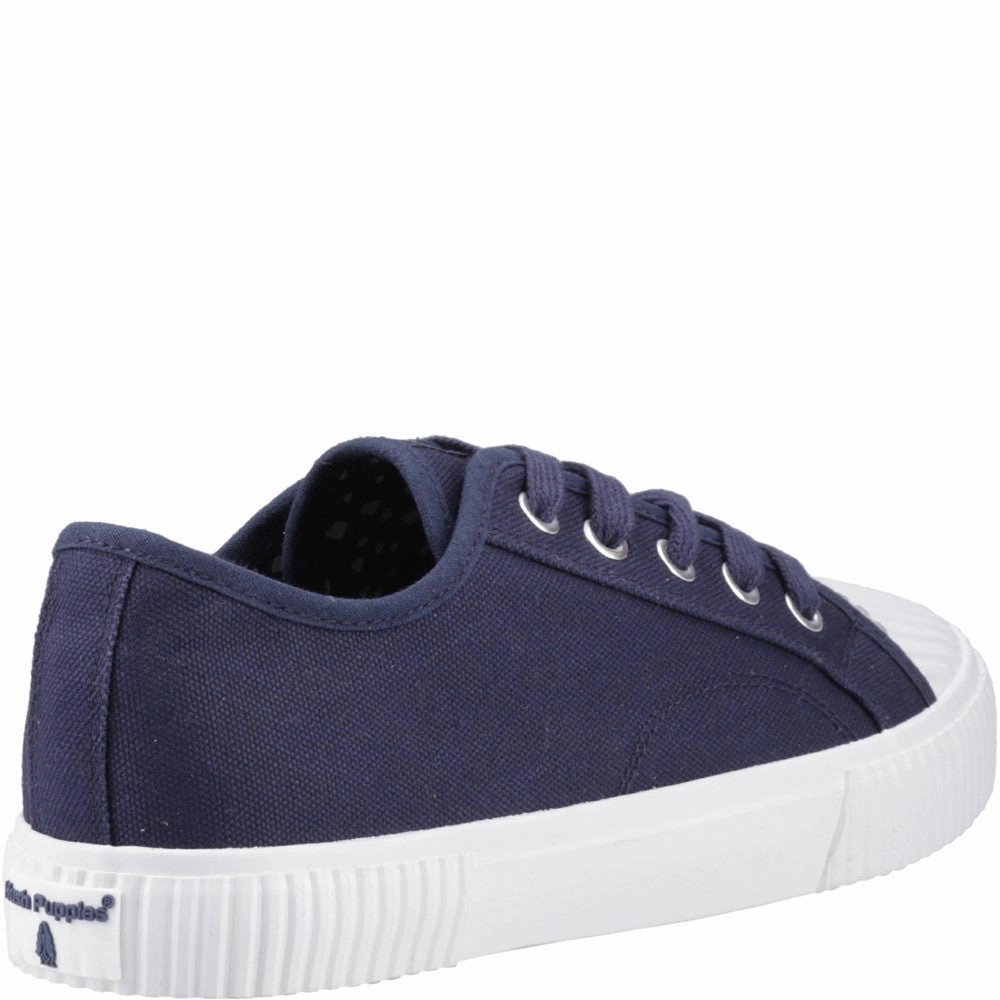 Hush Puppies Freya Canvas Trainer Women's Sneakers Casual Walking Shoes