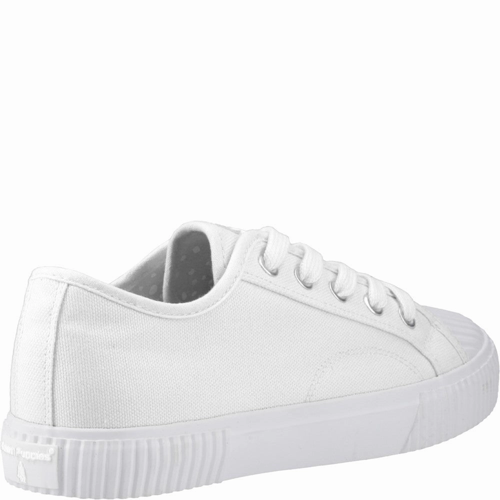 Hush Puppies Freya Canvas Trainer Women's Sneakers Casual Walking Shoes