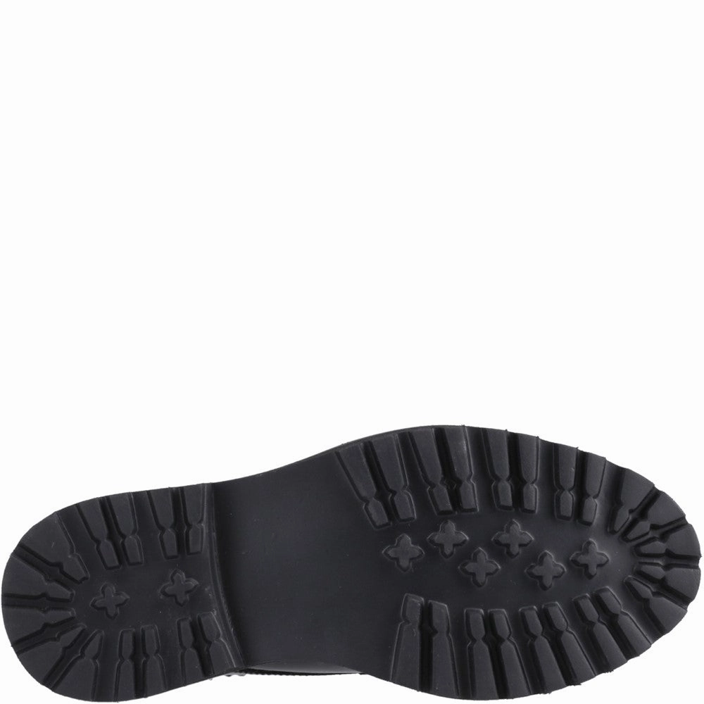 Hush Puppies Gabi Lace Up Patent Senior School Shoes Girls Sneakers Girls Running Shoes