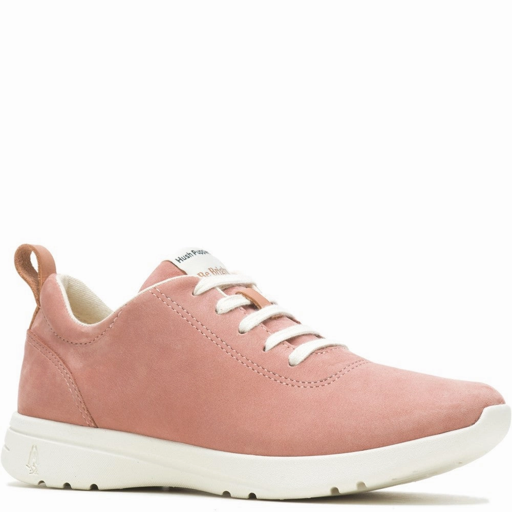 Hush Puppies Good Leather Shoe Lightweight Running Shoes,Slip On Athletic Shoes,Breathable Workout Shoes