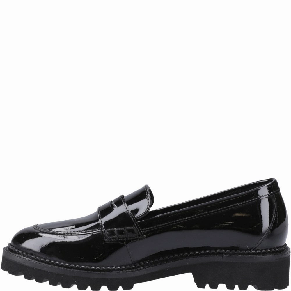 Hush Puppies Grazia Loafer Patent Junior School Shoes Girls Sneakers Girls Running Shoes