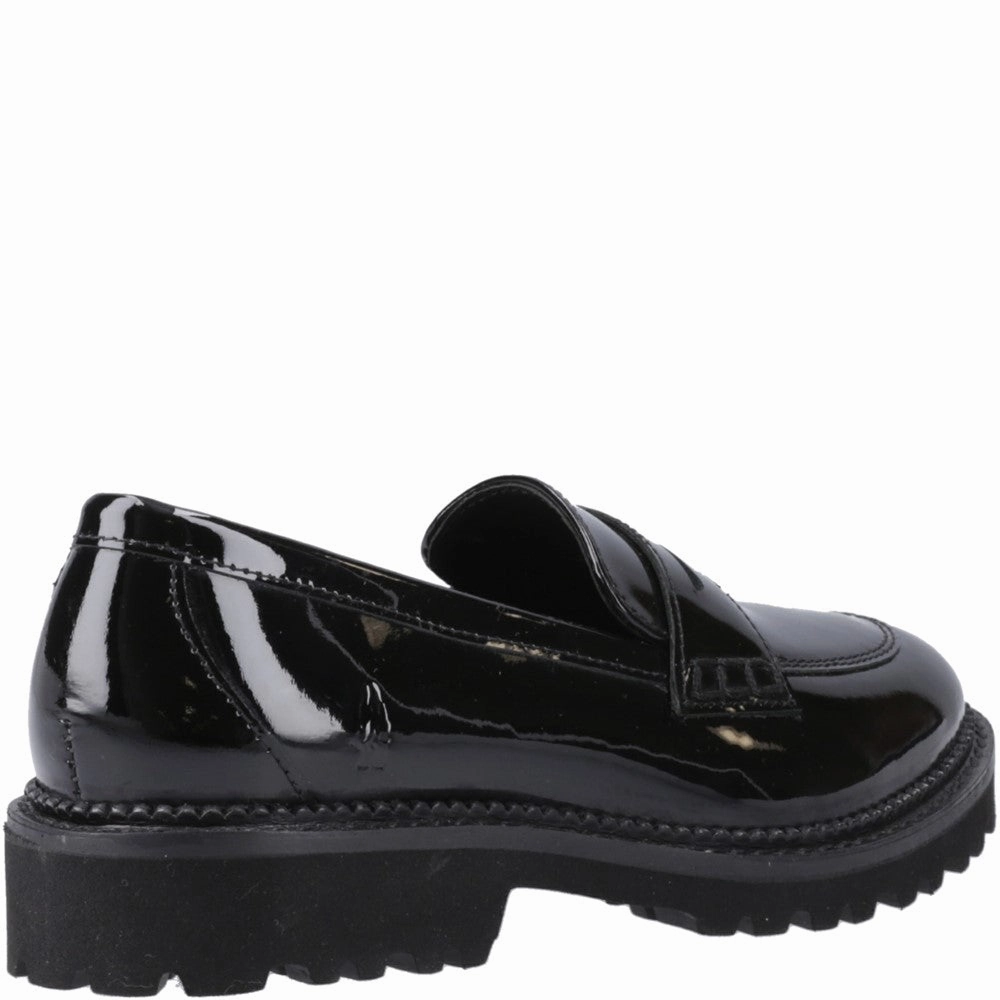 Hush Puppies Grazia Loafer Patent Junior School Shoes Girls Sneakers Girls Running Shoes