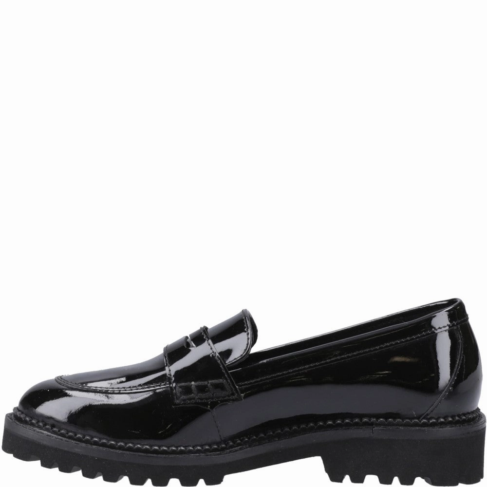 Hush Puppies Grazia Loafer Patent Junior School Shoes Girls Sneakers Girls Running Shoes