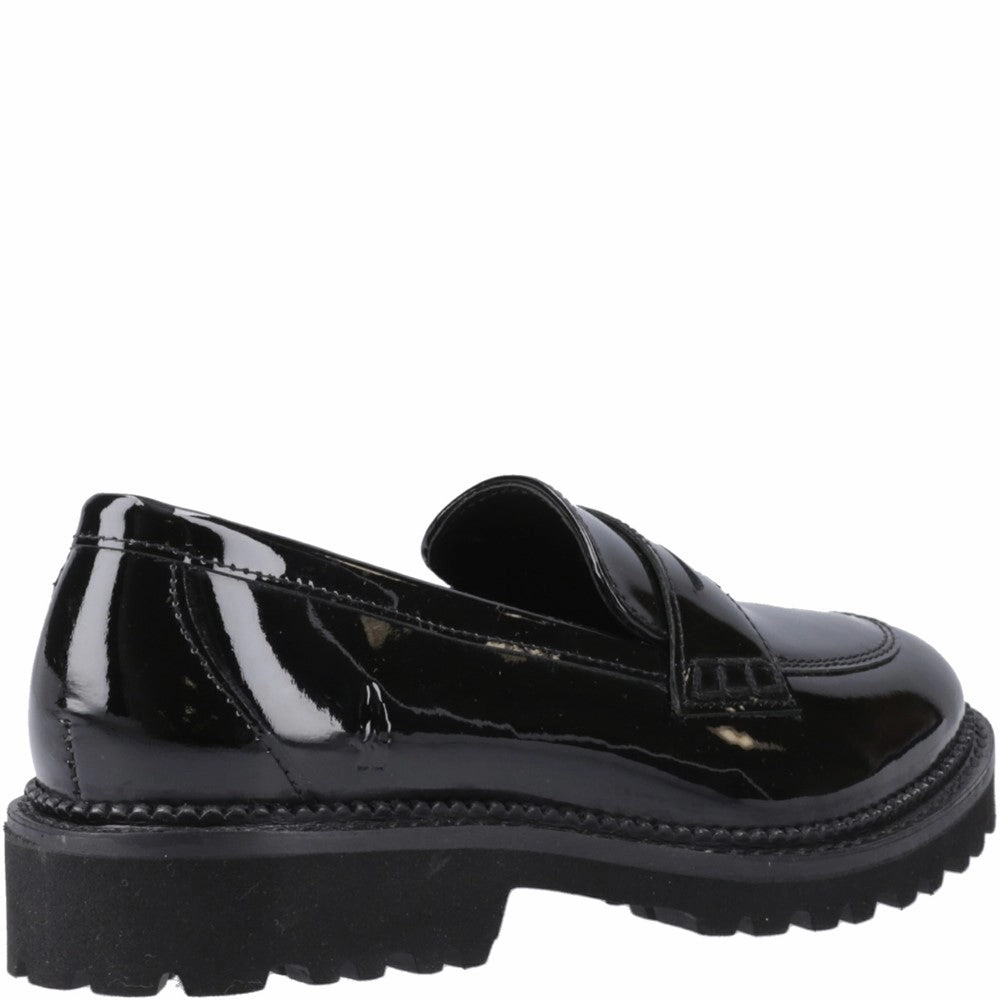 Hush Puppies Grazia Loafer Patent Junior School Shoes Girls Sneakers Girls Running Shoes