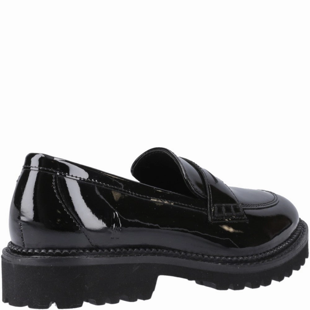 Hush Puppies Grazia Loafer Patent Senior School Shoes Girls Sneakers Girls Running Shoes