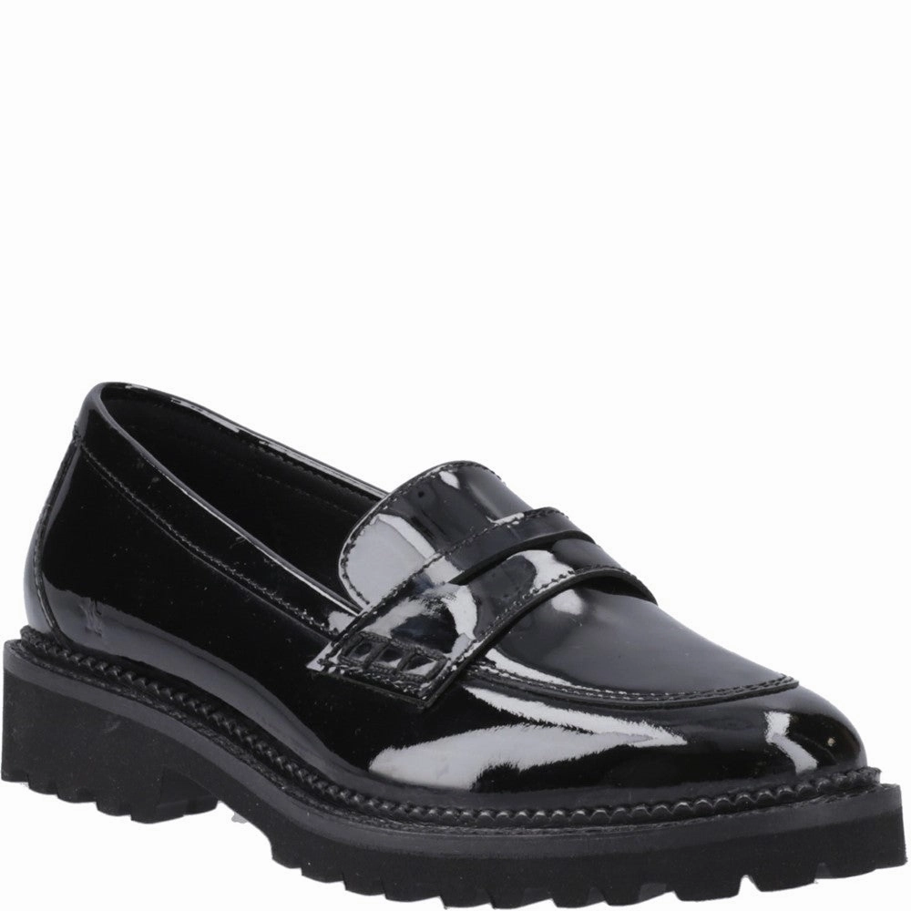 Hush Puppies Grazia Loafer Patent Senior School Shoes Kids Tennis Shoes,Toddler Athletic Shoes,Youth Casual Shoes