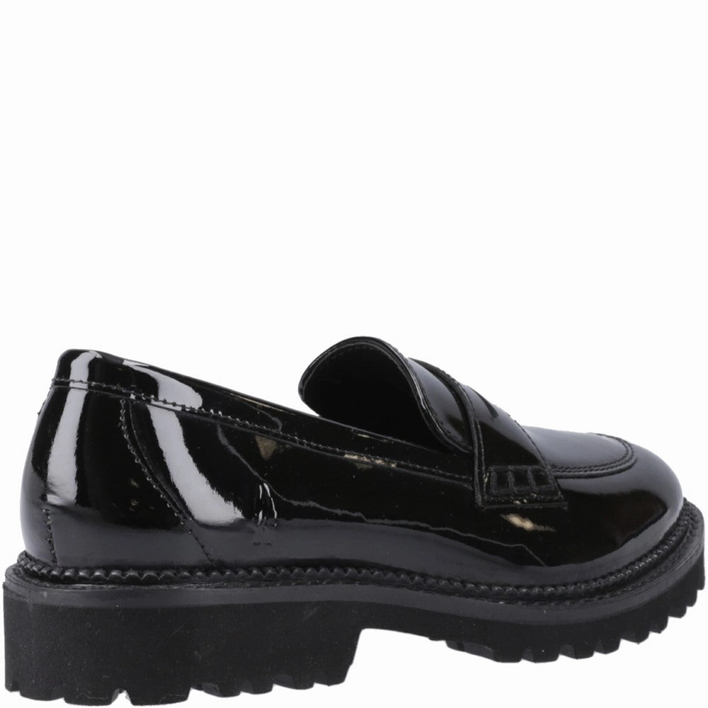 Hush Puppies Grazia Loafer Patent Senior School Shoes Girls Sneakers Girls Running Shoes