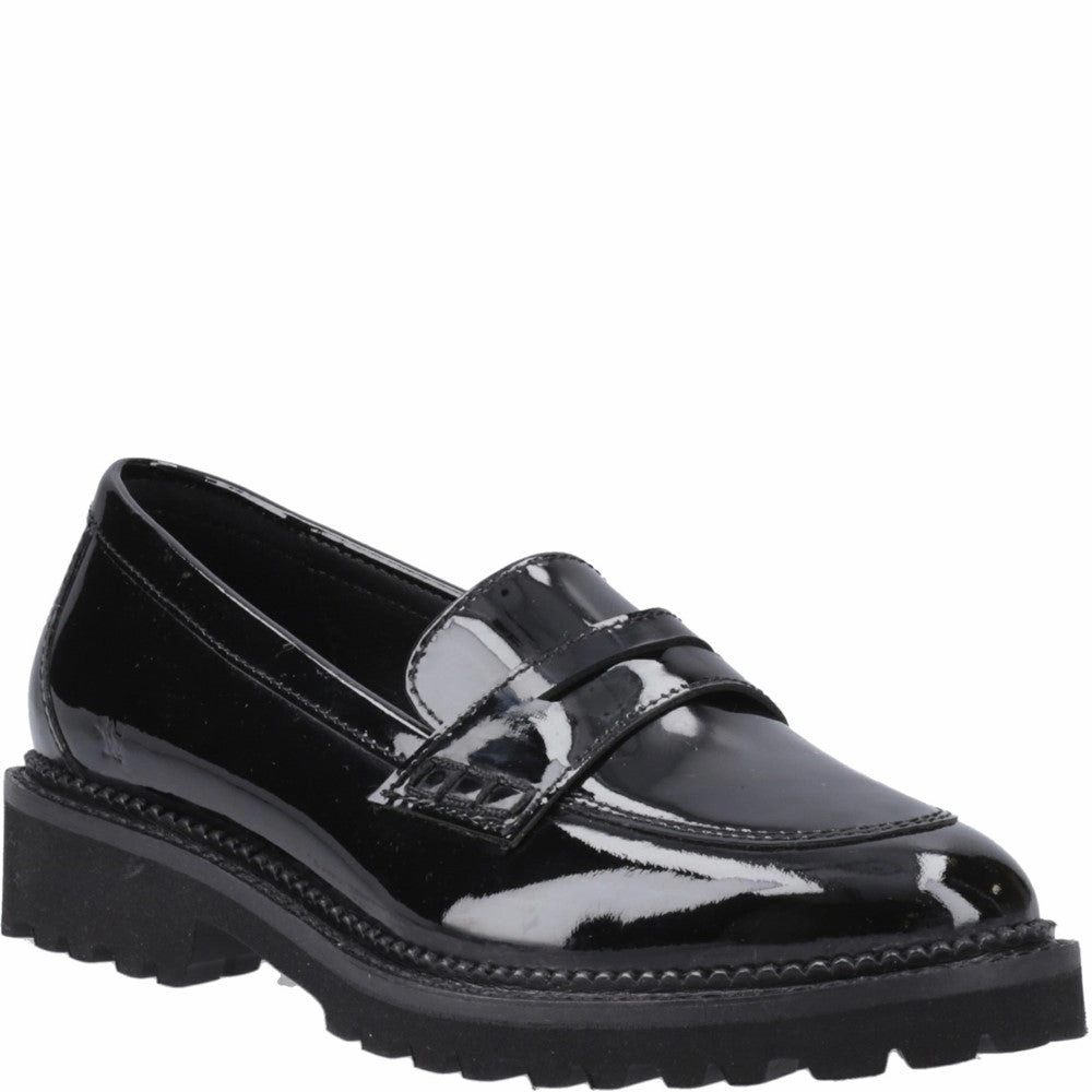 Hush Puppies Grazia Loafer Patent Senior School Shoes Kids Tennis Shoes,Toddler Athletic Shoes,Youth Casual Shoes