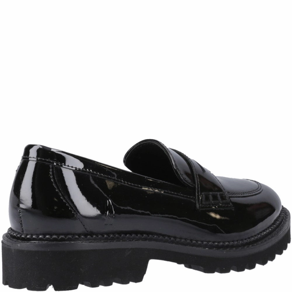 Hush Puppies Grazia Loafer Patent XL Senior School Shoes Girls Sneakers Girls Running Shoes