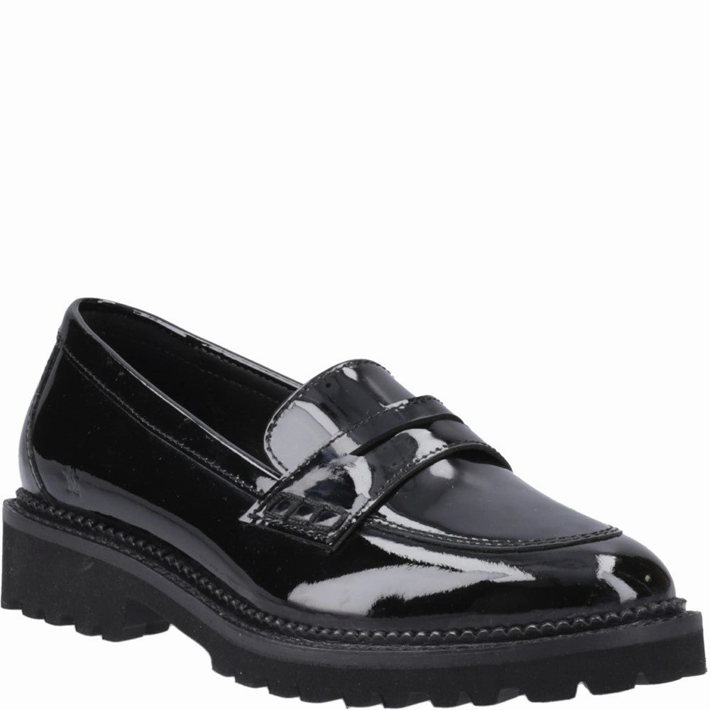 Hush Puppies Grazia Loafer Patent XL Senior School Shoes Kids Tennis Shoes,Toddler Athletic Shoes,Youth Casual Shoes