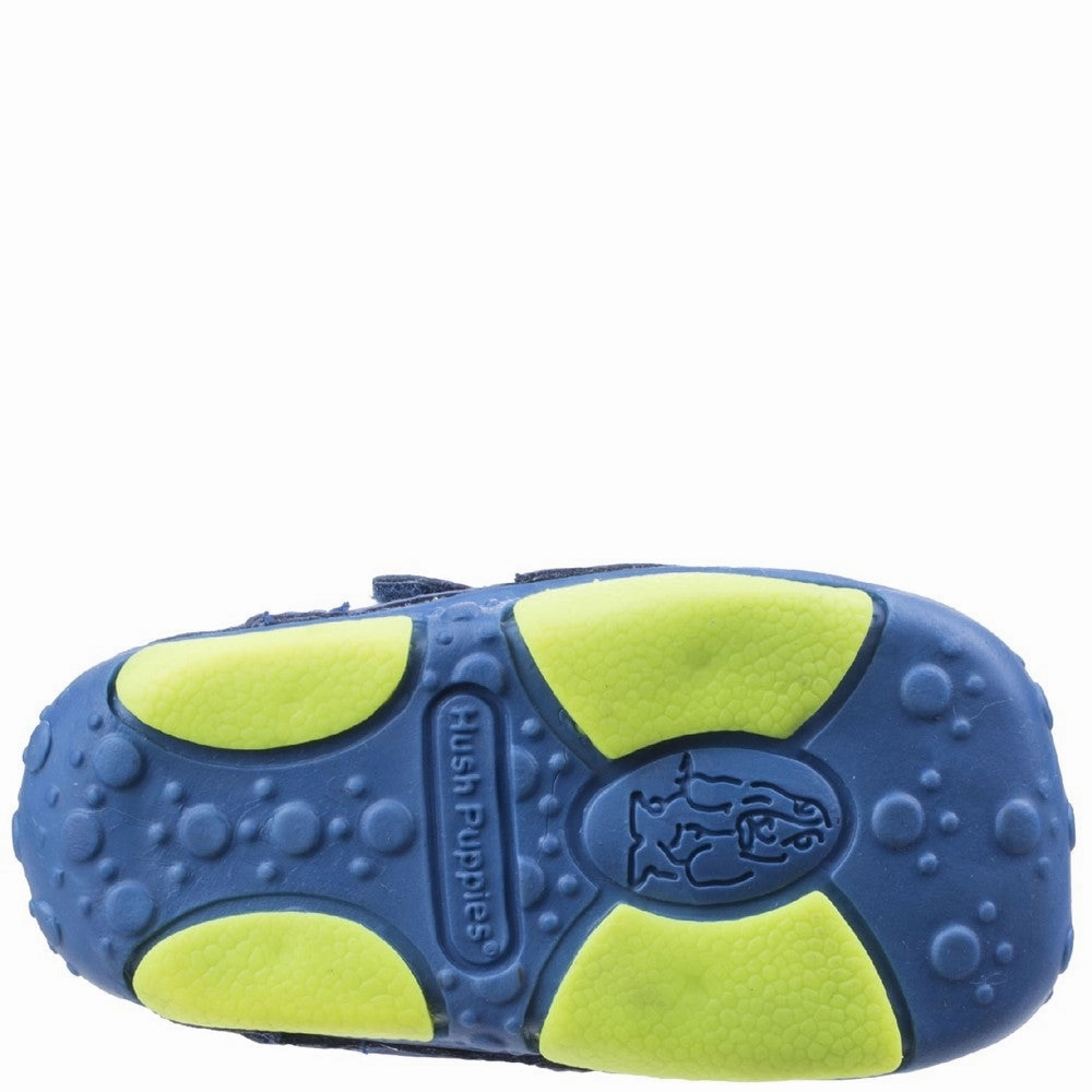 Hush Puppies Harry Touch Fastening Trainer Girls Sneakers Girls Running Shoes