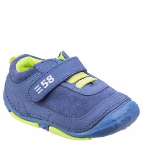 Hush Puppies Harry Touch Fastening Trainer Kids Tennis Shoes,Toddler Athletic Shoes,Youth Casual Shoes