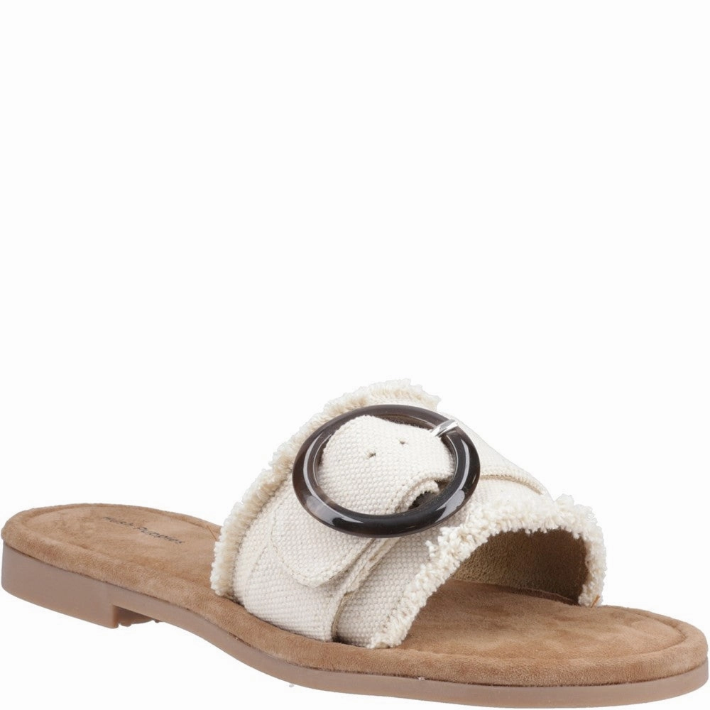 Hush Puppies Hayley Buckle Slide Lightweight Running Shoes,Slip On Athletic Shoes,Breathable Workout Shoes