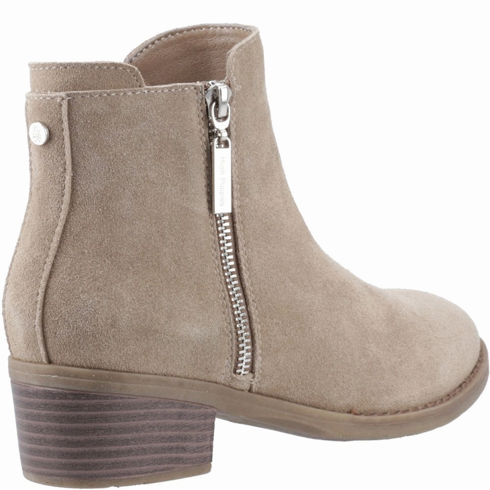 Hush Puppies Ingrid Zip Boot Women's Sneakers Casual Walking Shoes
