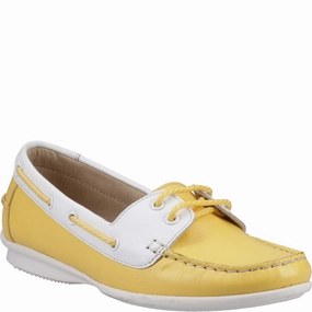 Hush Puppies Irene Boat Shoe Lightweight Running Shoes,Slip On Athletic Shoes,Breathable Workout Shoes