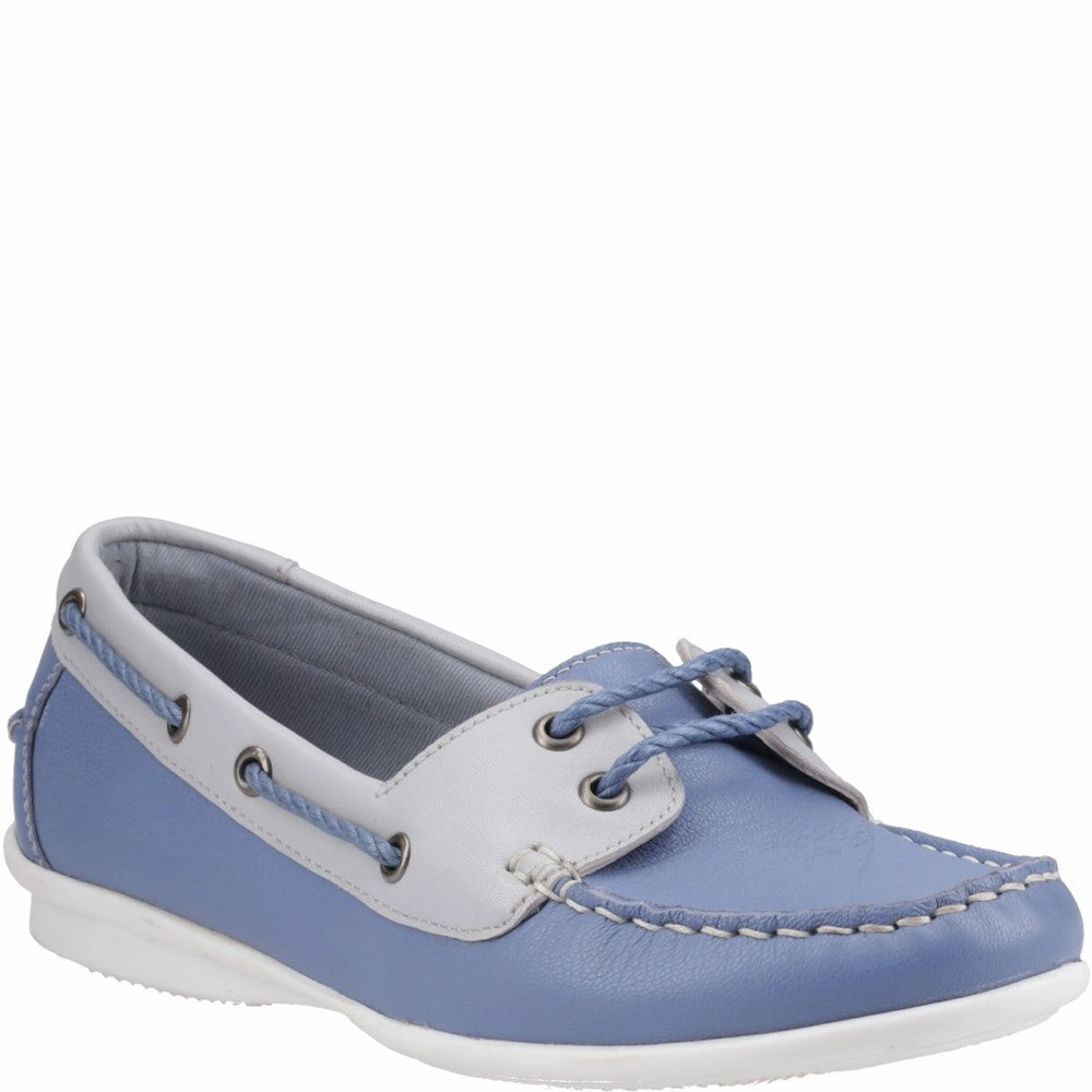Hush Puppies Irene Boat Shoe Lightweight Running Shoes,Slip On Athletic Shoes,Breathable Workout Shoes