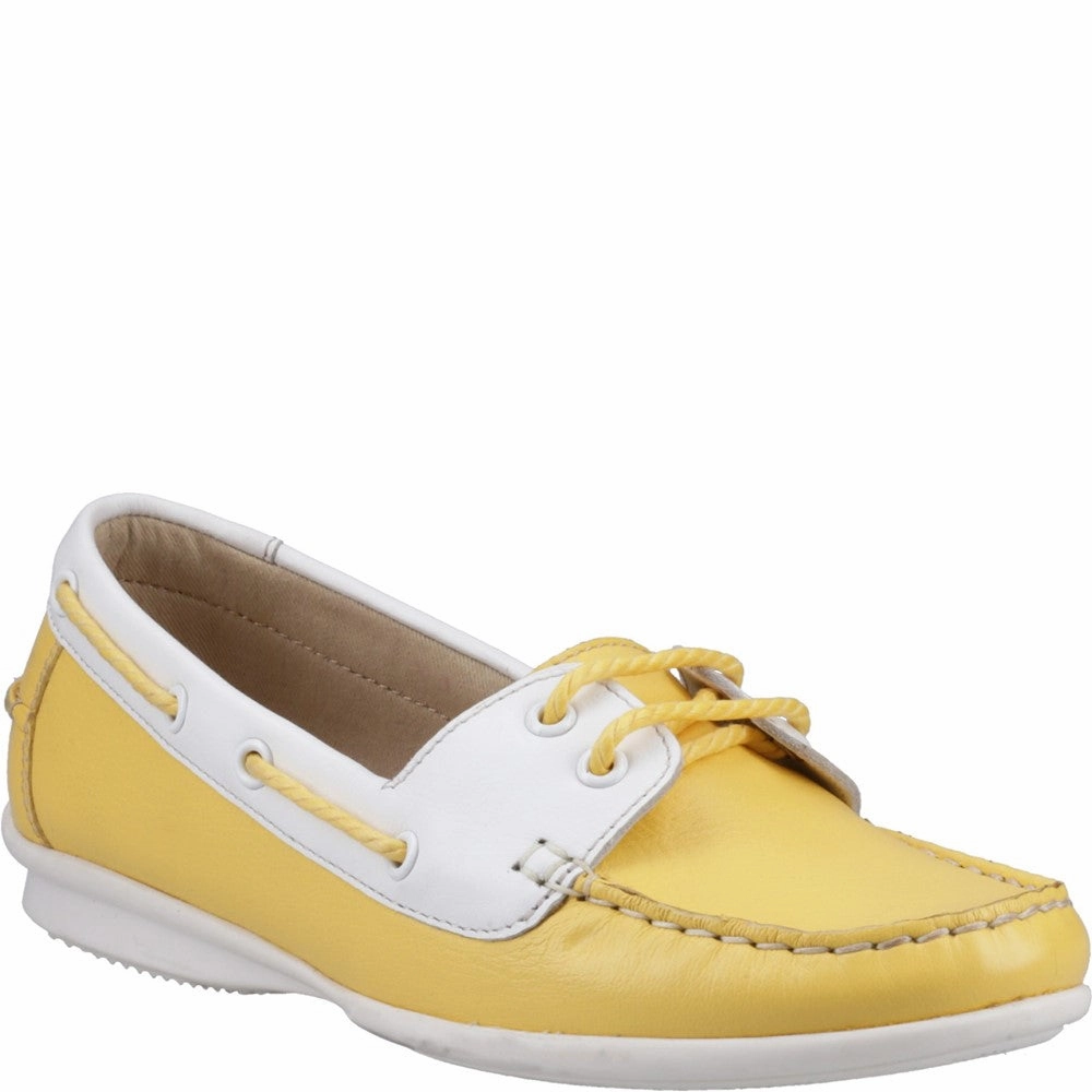 Hush Puppies Irene Boat Shoe Lightweight Running Shoes,Slip On Athletic Shoes,Breathable Workout Shoes