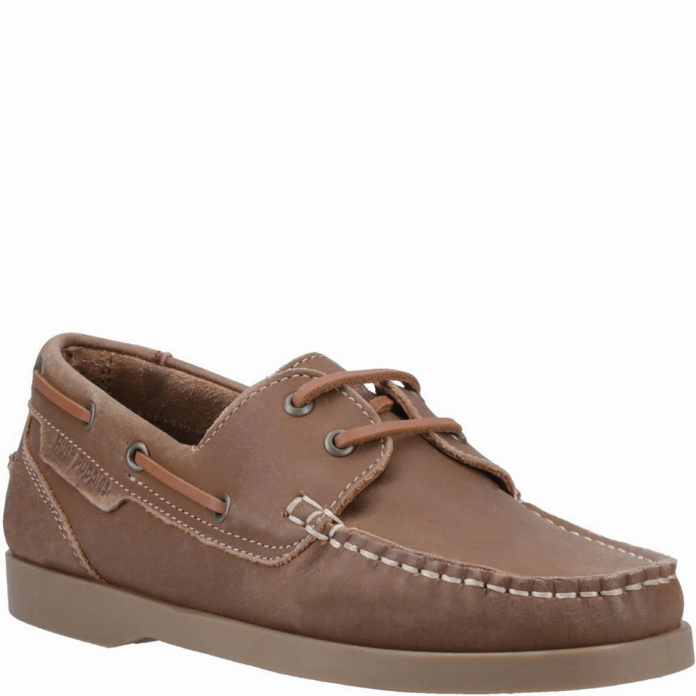 Hush Puppies Isabel Boat Shoe Lightweight Running Shoes,Slip On Athletic Shoes,Breathable Workout Shoes