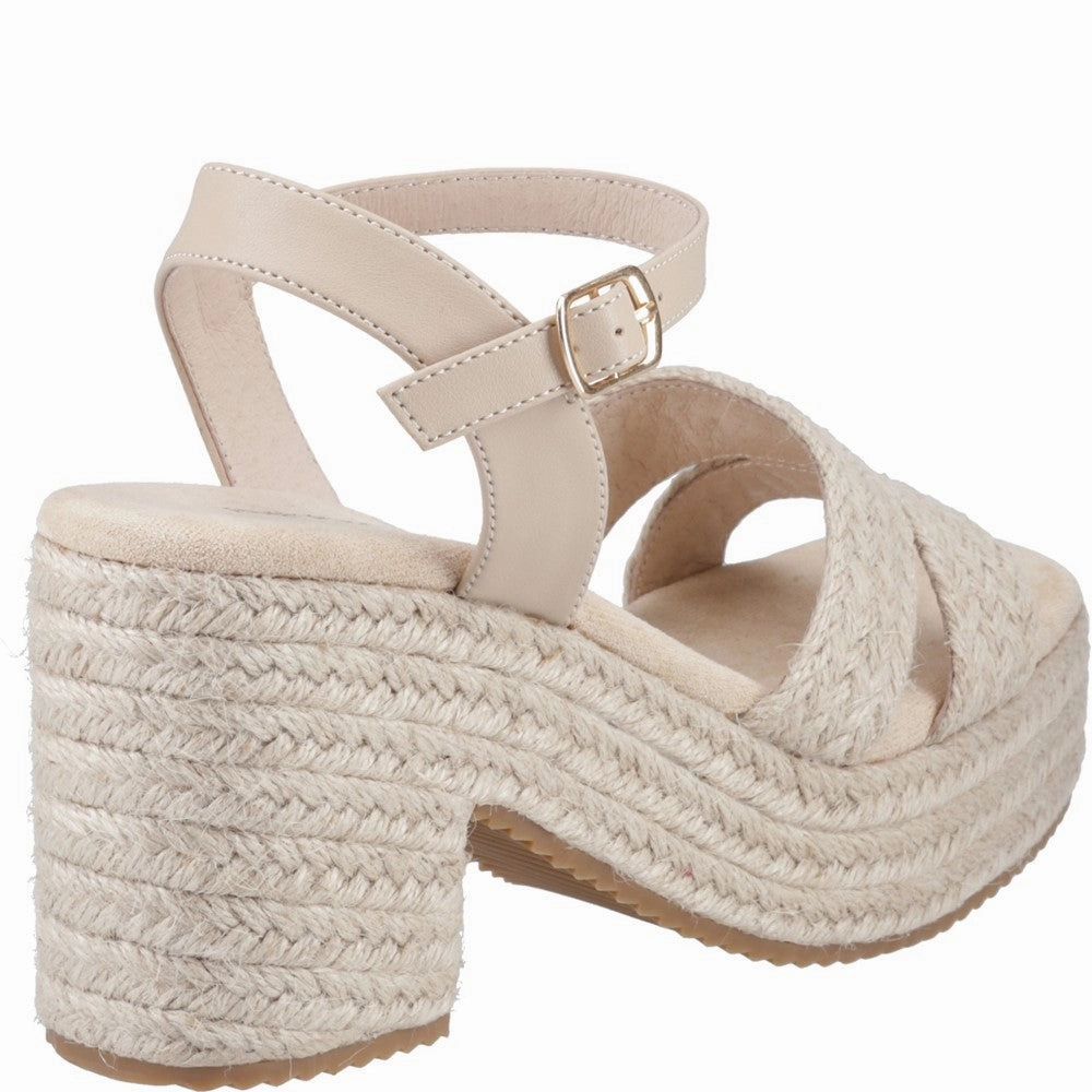 Hush Puppies Jamelia Espadrille Heel Sandal Women's Sneakers Casual Walking Shoes
