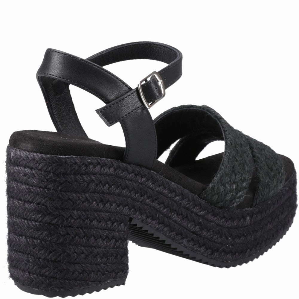 Hush Puppies Jamelia Espadrille Heel Sandal Women's Sneakers Casual Walking Shoes