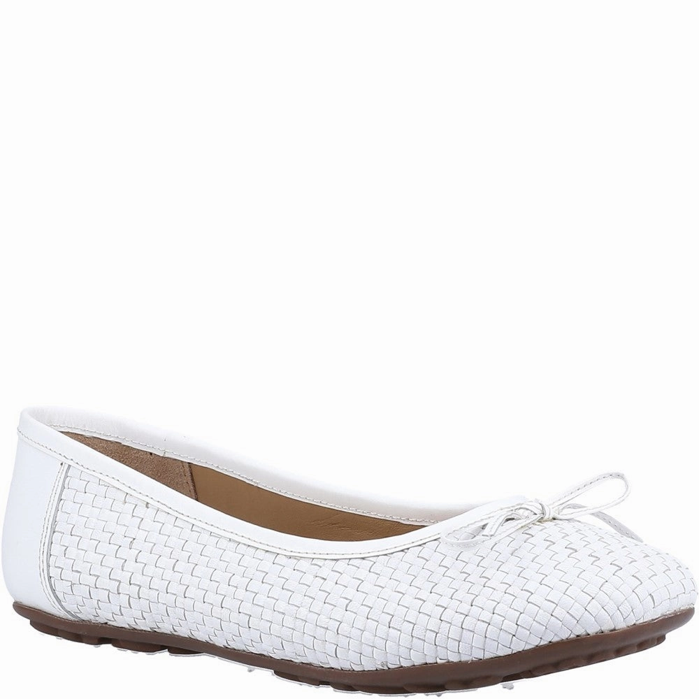 Hush Puppies Janelle Woven Ballerina Lightweight Running Shoes,Slip On Athletic Shoes,Breathable Workout Shoes