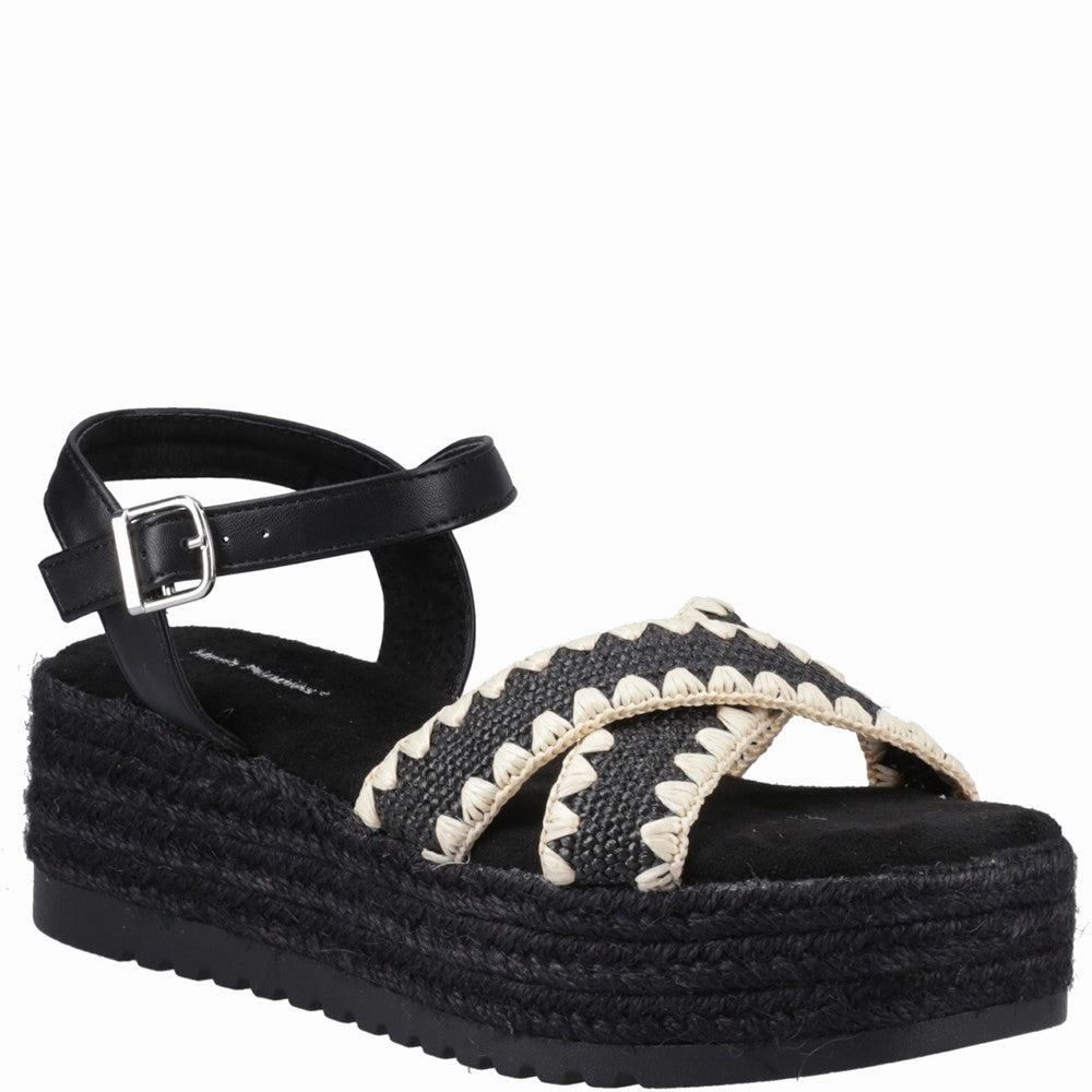 Hush Puppies Jemma Espadrille Sandal Lightweight Running Shoes,Slip On Athletic Shoes,Breathable Workout Shoes