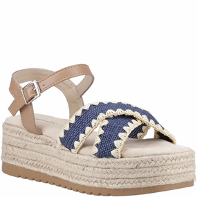 Hush Puppies Jemma Espadrille Sandal Lightweight Running Shoes,Slip On Athletic Shoes,Breathable Workout Shoes